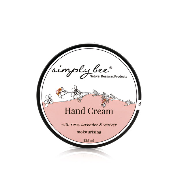 Hand cream with rose, lavender and vetiver 125ml