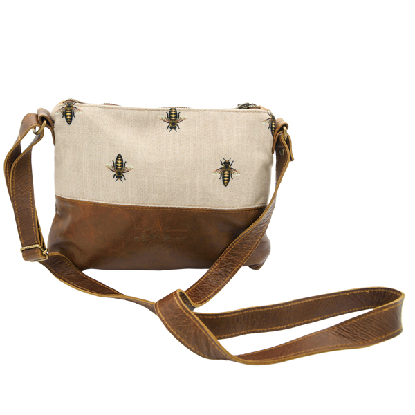 Leather sling bag